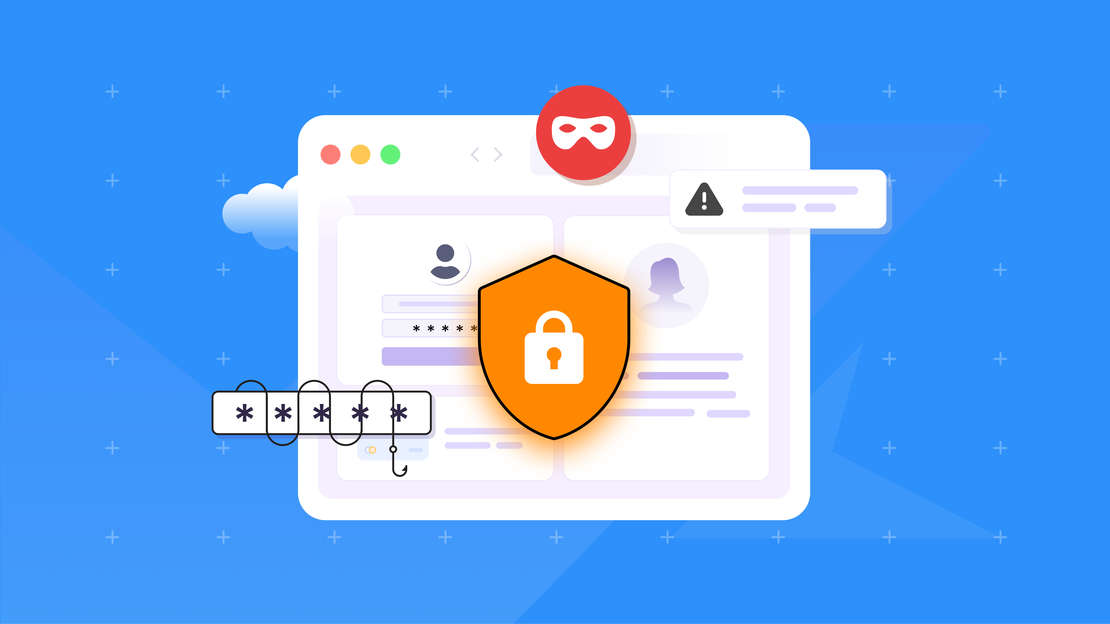 Illustratie van een cyberaanval en digitale beveiliging.