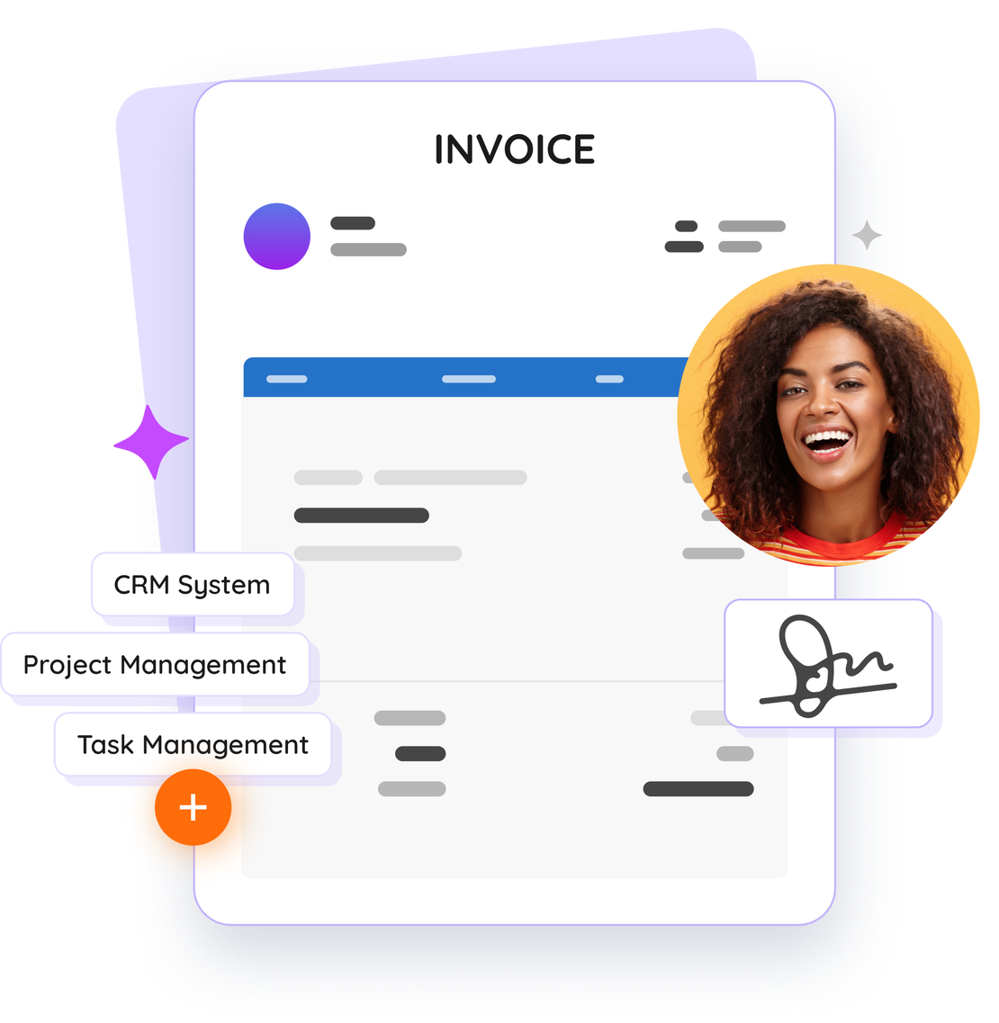 Invoicing dashboard with FlowQi Invoicing Tool