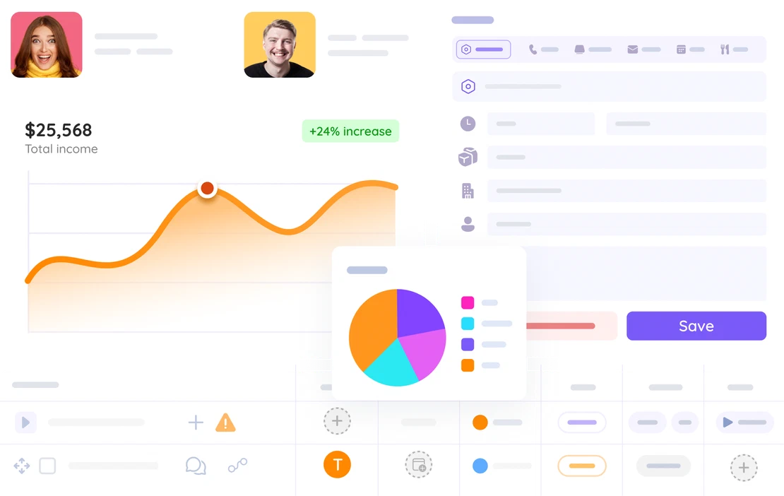 FlowQi client management — one system for all teams