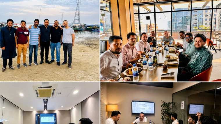 Ons eerste remote team, opgezet in Dhaka